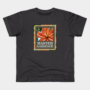 Master Gardener Tiger Lily Kids T-Shirt